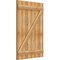 Ekena Millwork Joined Board-n-Batten Shutters w/Z-Bar, Rough Sawn Western Red Cedar, 32 1/4W x 48H, PR RBJ06Z32X048RWR - alternate 5